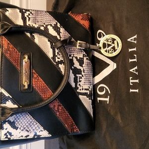 Versace Italia 19.69 Snakeskin Handbag w/ dust cover.
